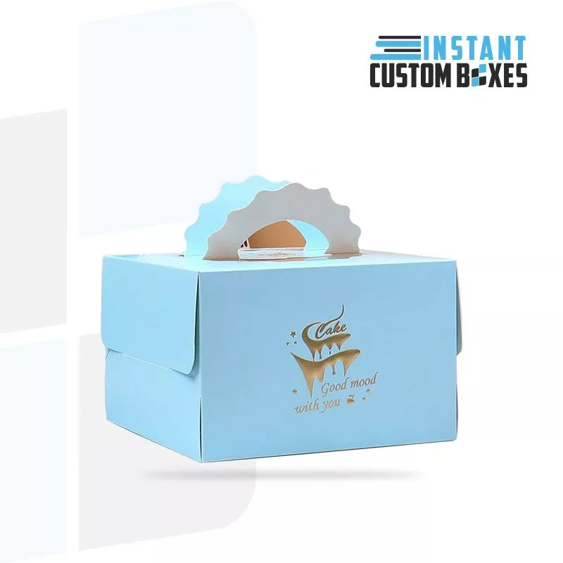 Custom Cake Boxes with Handle