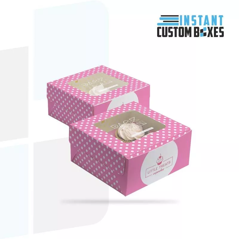 pink bakery boxes