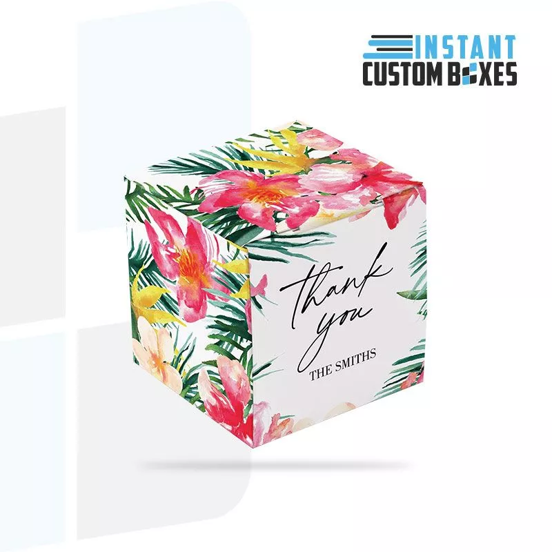 Custom Card Stock Colored Gift Boxes