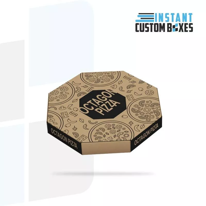 Custom Octagonal Pizza Boxes