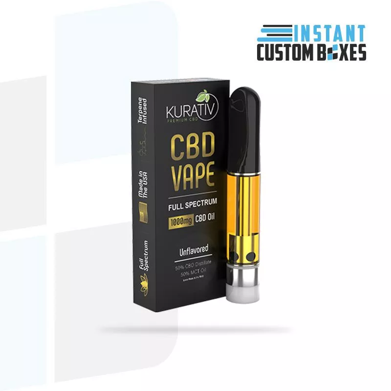 Custom CBD Vape Cartridge Boxes