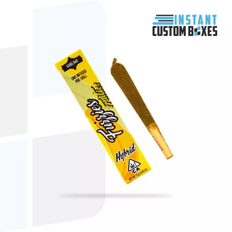 Custom Reverse Tuck Pre Rolls Joints Packaging