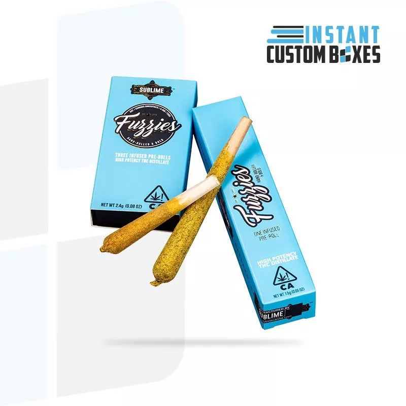 Custom Reverse Tuck Pre Rolls Joints Packaging