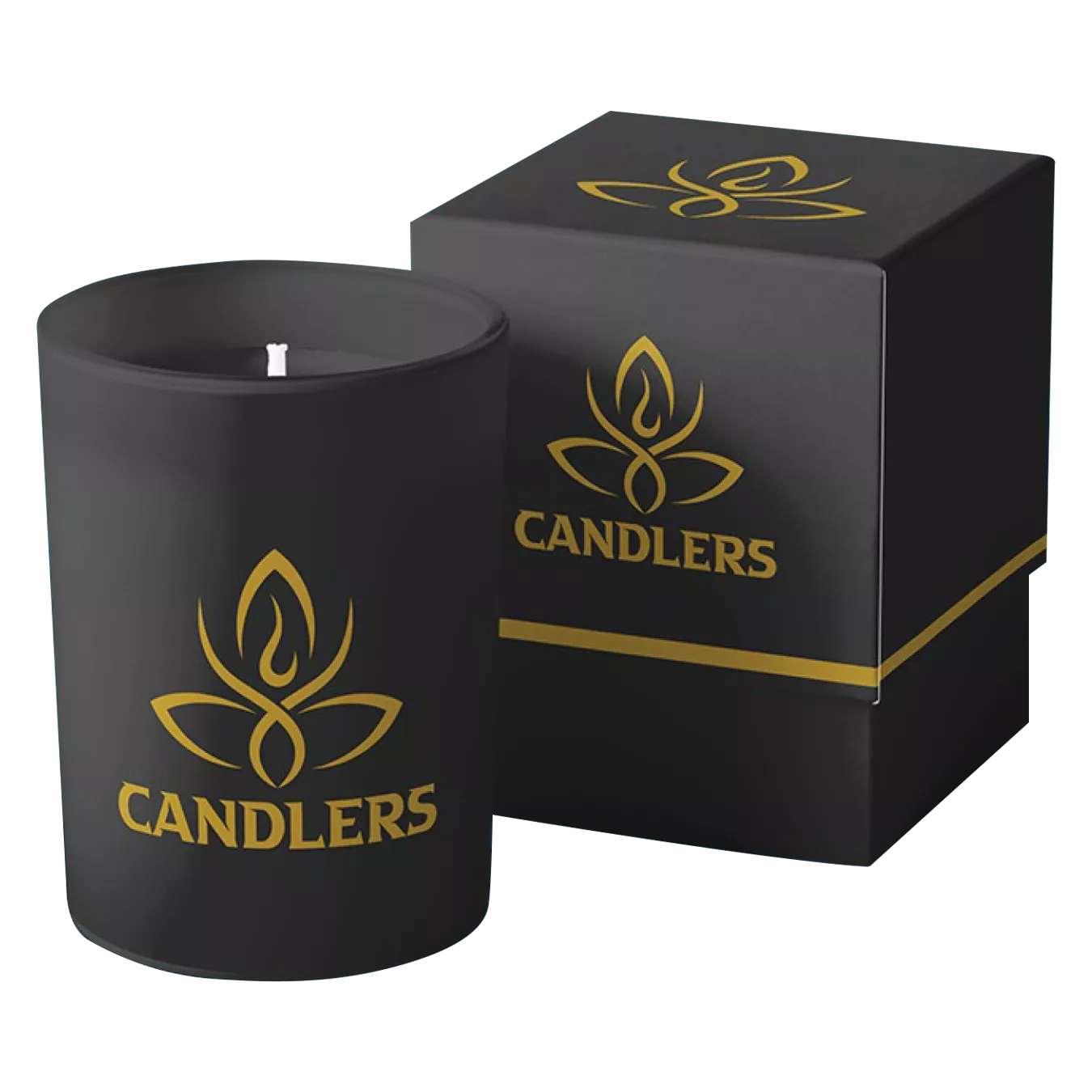 A customizable tuck To Auto Lock Candle Box for our client candlers