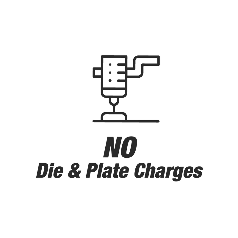 No Die & Plate Charges