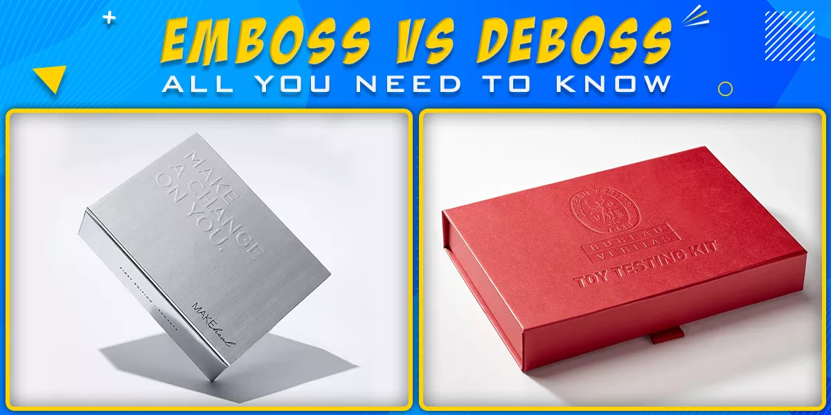 Emboss Vs Deboss - All You Need to Know | Instant Custom Boxes